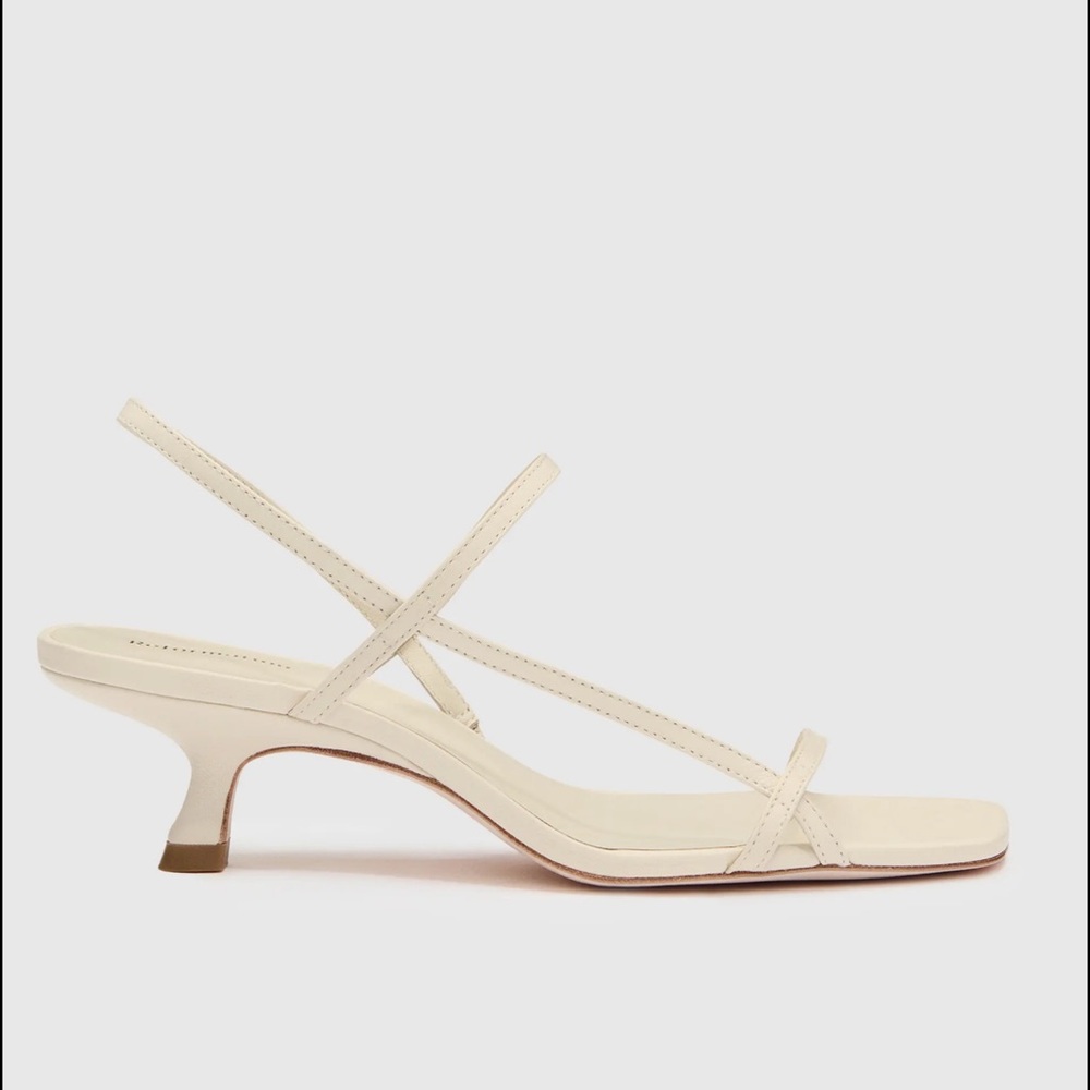 Reformation Serenity Bare Kitten Heel Sandal